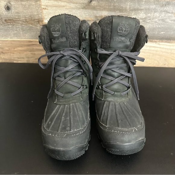 TIMBERLAND \'Rime Ridge\' Men’s Green Insulated Waterproof Duck Snow Boots size 11 main image 4